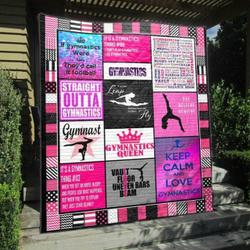Gymnastics Queen Quilt Blanket Vh09  Quilt and Home Decor
