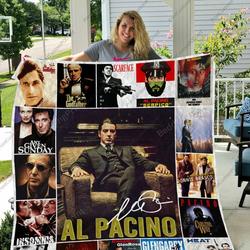 H - Al Pacino Quilt Blanket and Home Decor