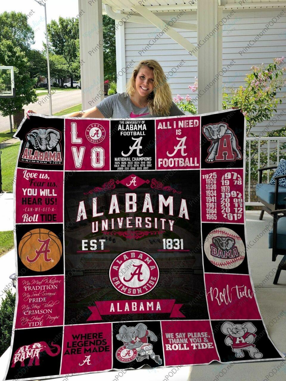 H Au 17 Quilt Blanket and Home Decor