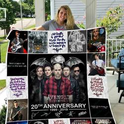 H Avenged Sevenfold Quilt Blanket 17 and Home Decor