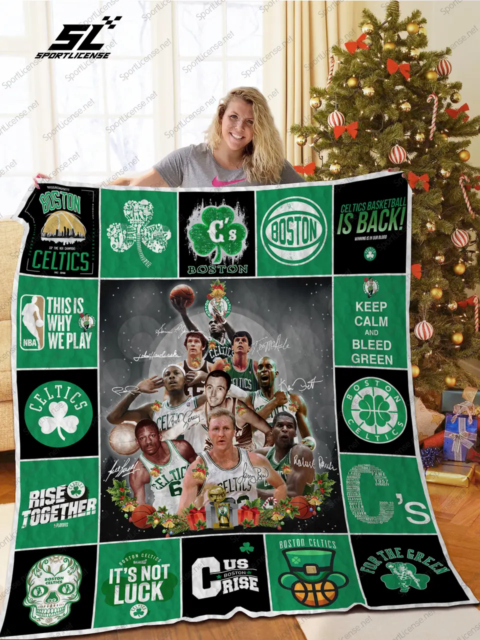 H - Boce Quilt Blanket Ver Christmas and Home Decor