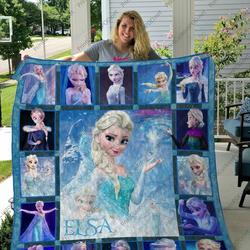 H Elsa Quilt Blanket For Fan Ver 17 and Home Decor
