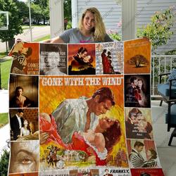 H - Gone With The Wind Quilt Blanket and Home Decor
