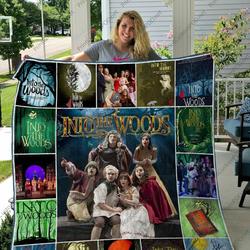 H Into The Woods Quilt Blanket and Home Decor