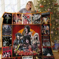 H Mc Band Christmas Quilt Blanket and Home Decor