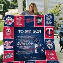 H Minnesota Twins D Quilt Blanket and Home Decor