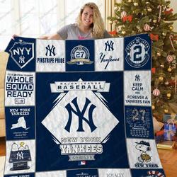 H Nyy Quilt Blanket Ver 17 1 and Home Decor