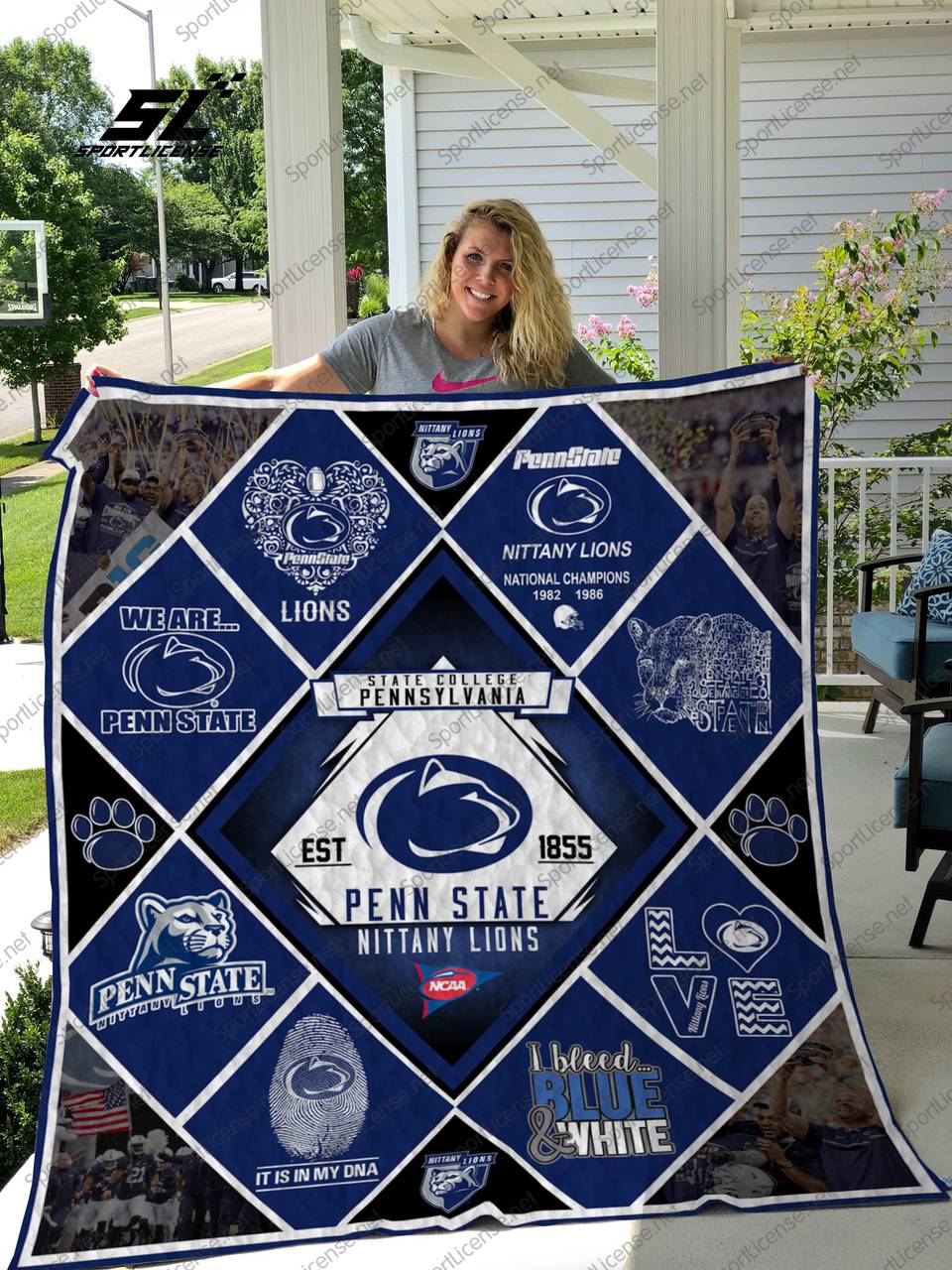 H - Psnl 9 Quilt Blanket and Home Decor