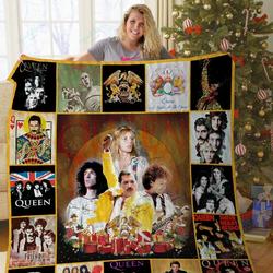 H Queen Christmas Quilt Blanket Ver 17 For Fan and Home Decor