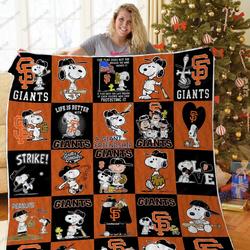 H  San Francisco Giants Disney Quilt Blanket Ver Sp and Home Decor