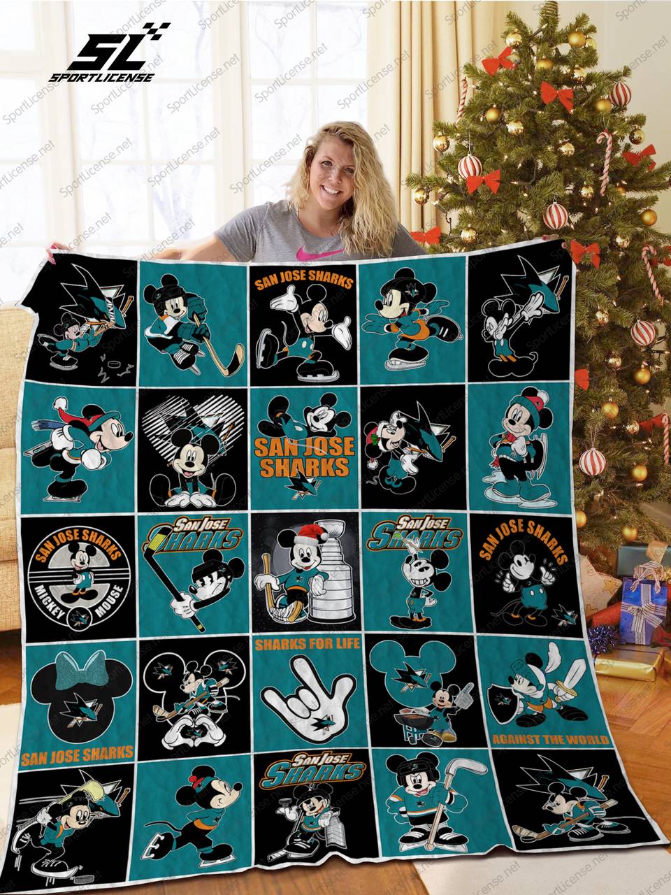 H - Sjs Dn Quilt Blanket and Home Decor