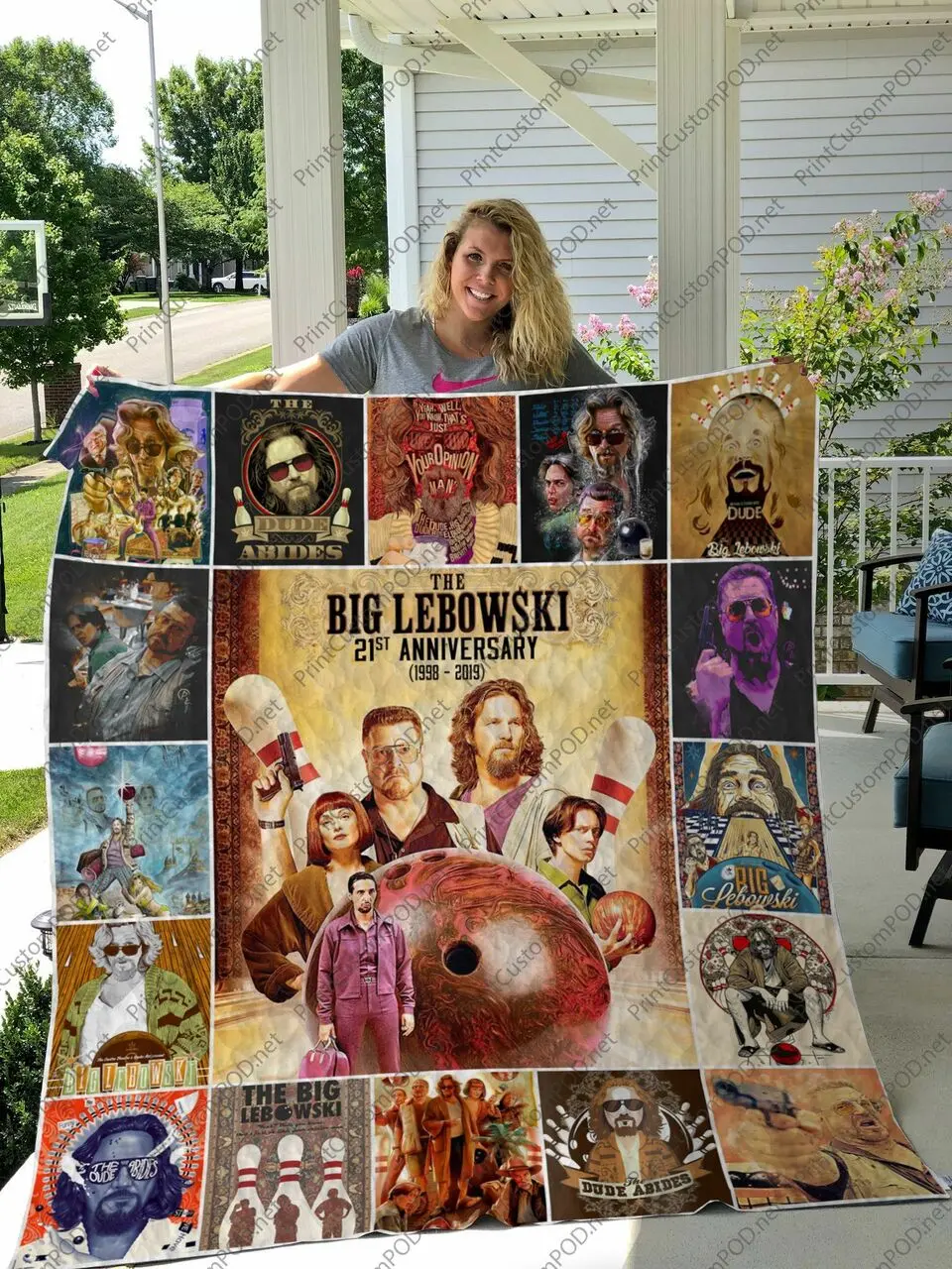 H The Big Lebowski 2 Quilt Blanket and Home Decor