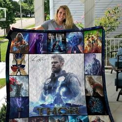 H Thor Quilt Blanket and Home Decor