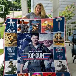 H - Top Gun Quilt Blanket and Home Decor