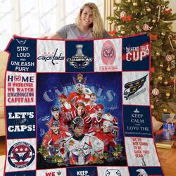 H - Wc Lg Christmas Quilt Blanket Ver 17 and Home Decor