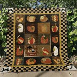 Halloween Hn120718 Quilt Blanket and Home Decor