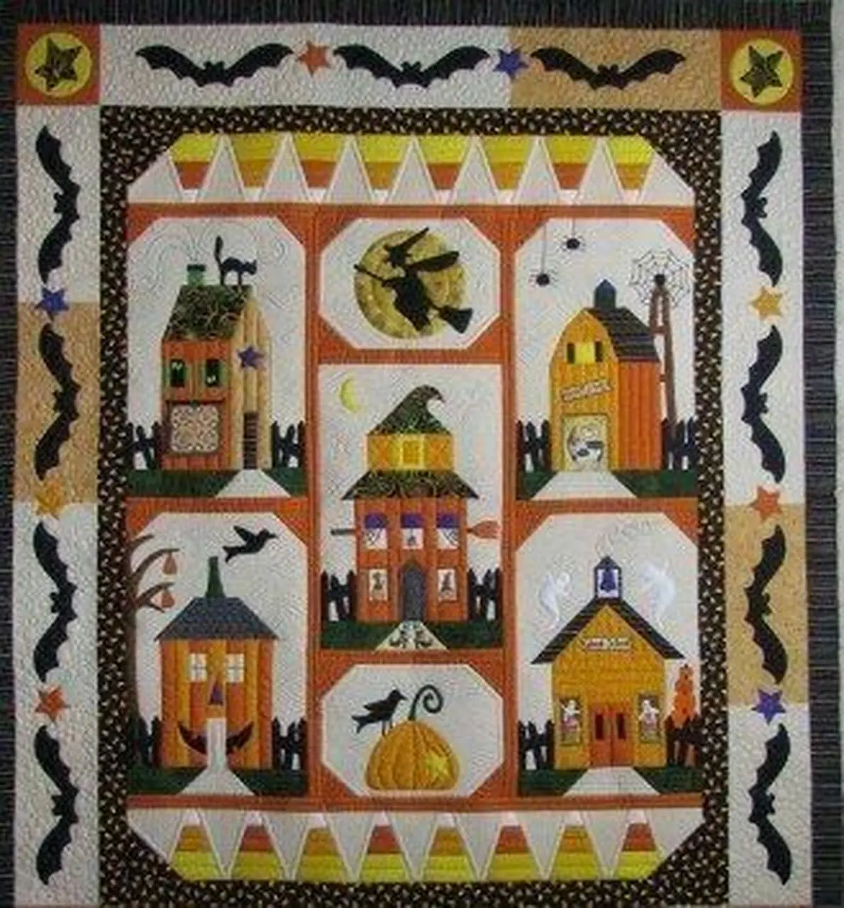 Halloween Houses HUR34535 3D Customized Quilt 2407 and Home Decor