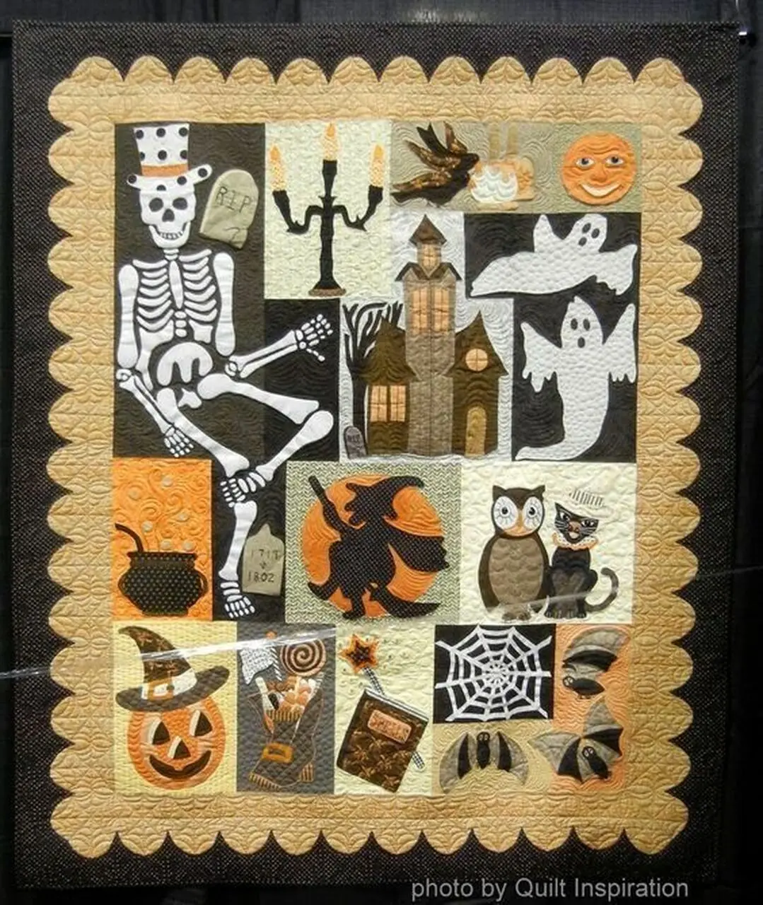 Halloween HUR18305 3D Customized Quilt 2307 and Home Decor