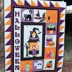 Halloween HUR5840 3D Customized Quilt 2407 and Home Decor