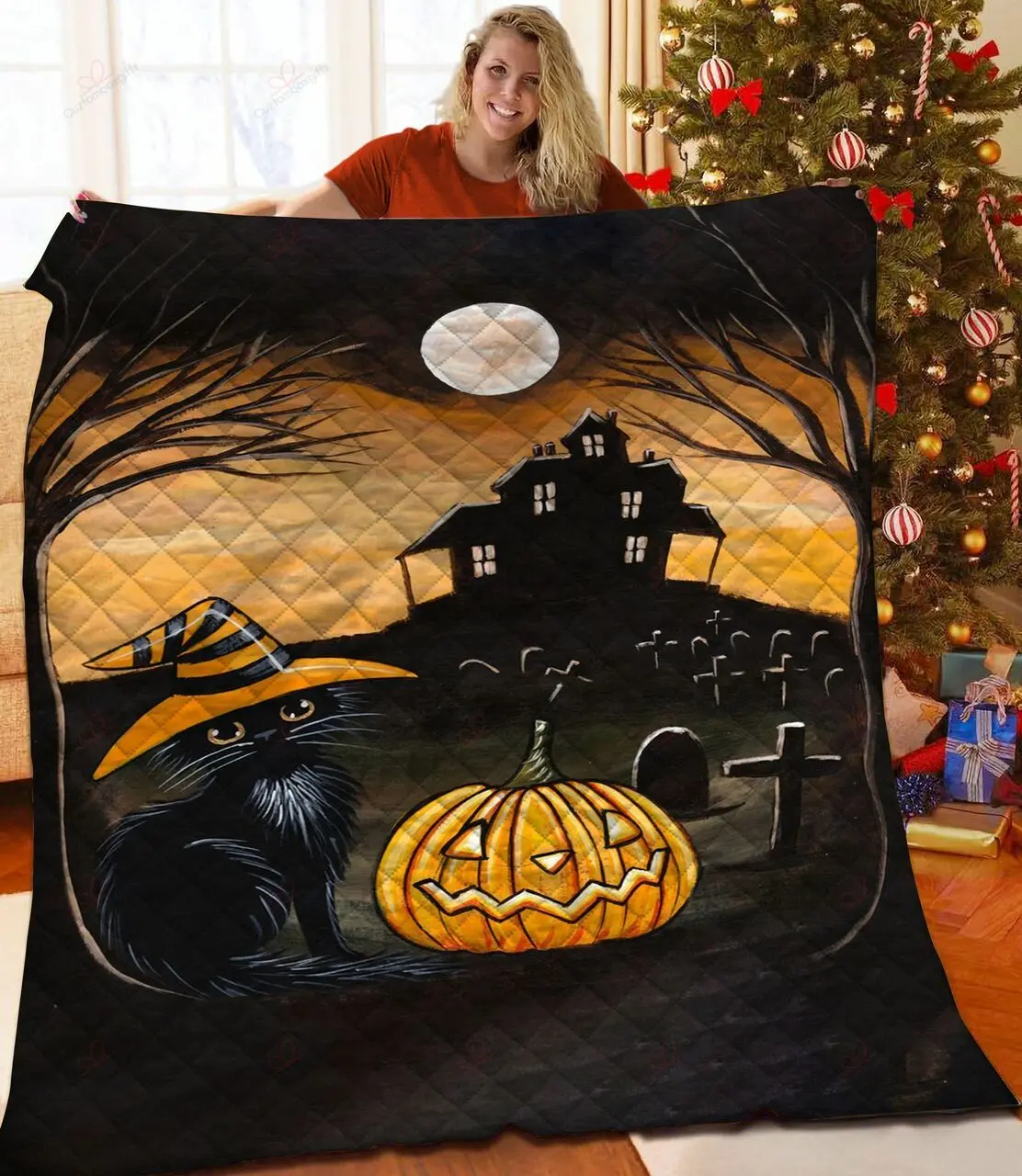 Halloween NT2309043CL Quilt Blanket and Home Decor