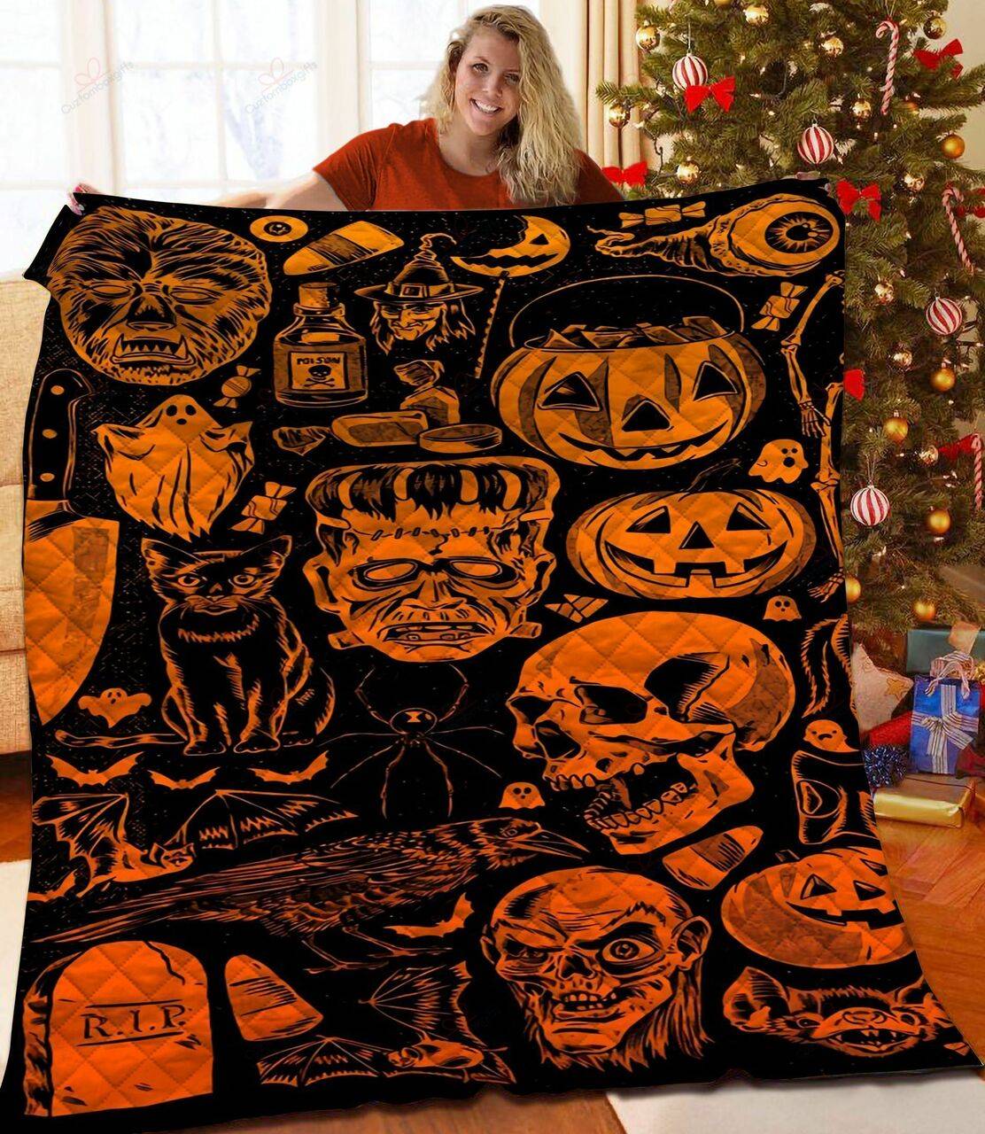 Halloween NT2309105CL Quilt Blanket and Home Decor