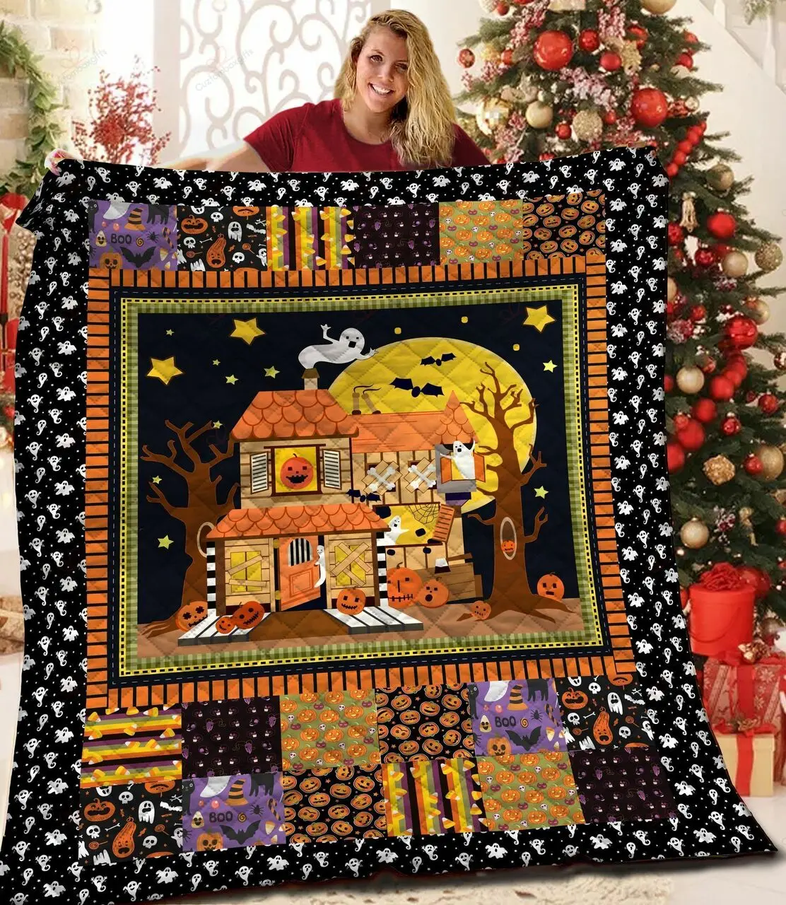 Halloween NT2309120CL Quilt Blanket and Home Decor