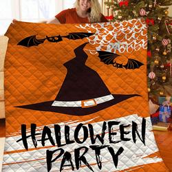 Halloween Party Quilt Twa and Home Decor