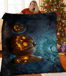 Halloween Pumpkin Quilt Tvv and Home Decor