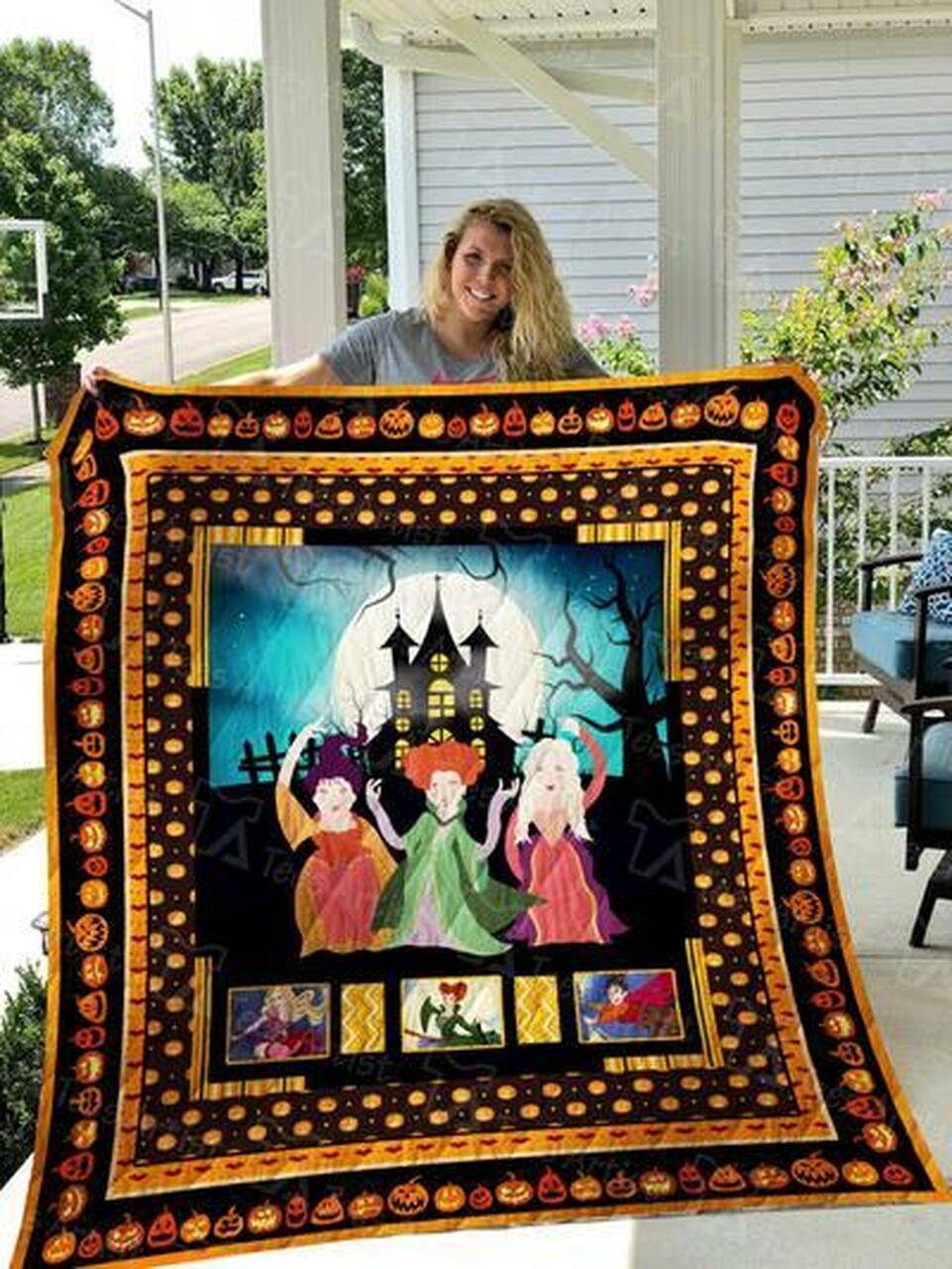Halloween Quilt Blanket 01326 Quilt and Home Decor