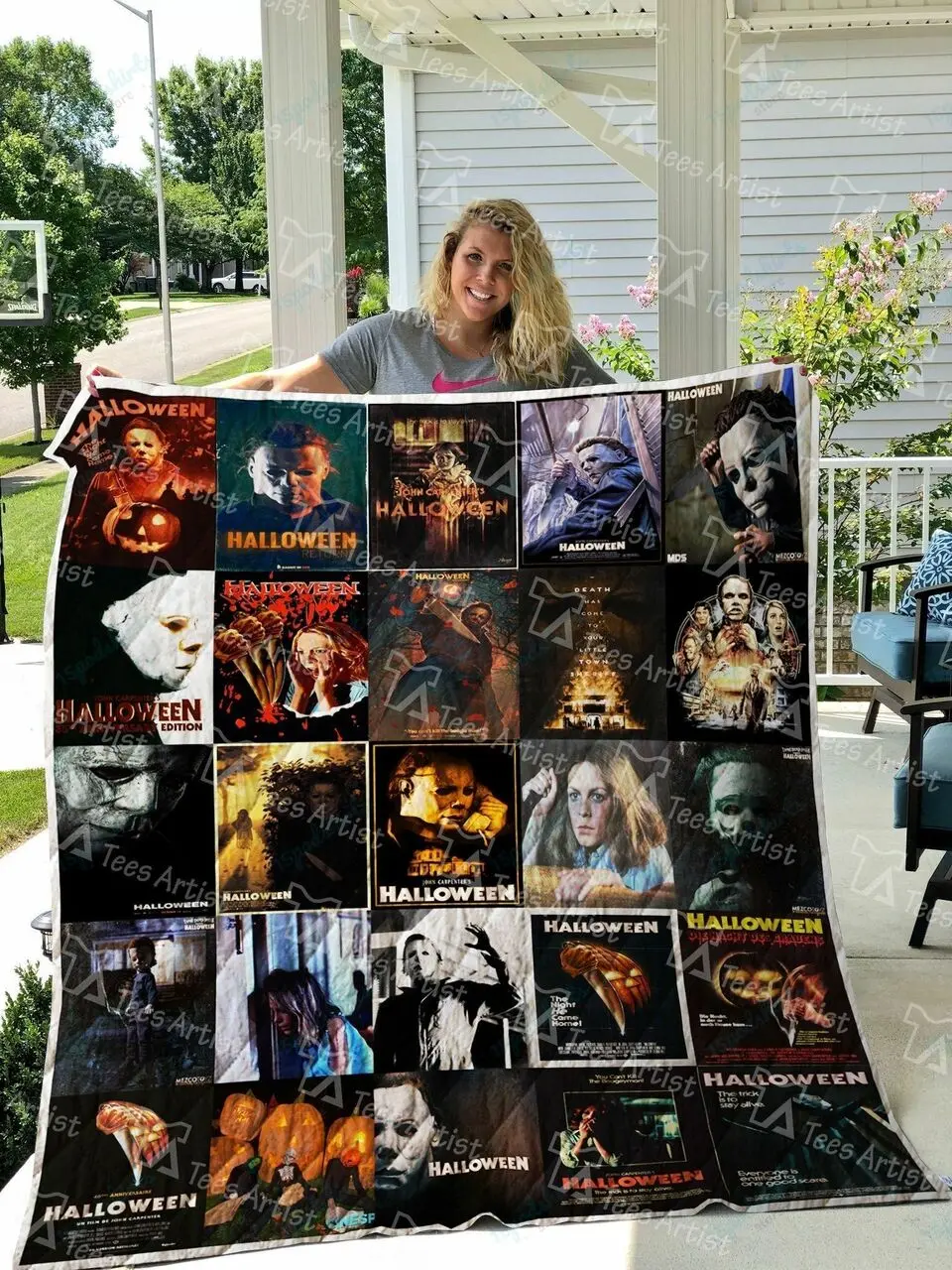 Halloween Quilt Blanket 0799 and Home Decor