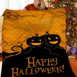 Halloween Quilt Yes and Home Decor