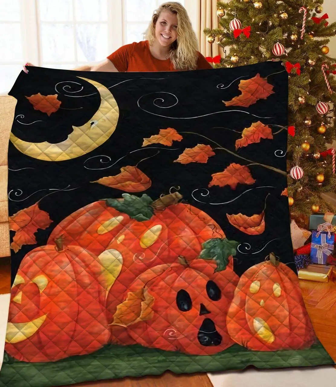Halloween Quilt Yfc and Home Decor