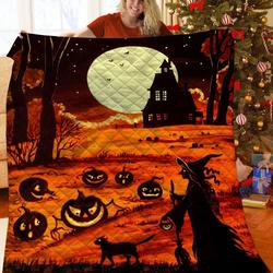 Halloween Quilt Yhu and Home Decor