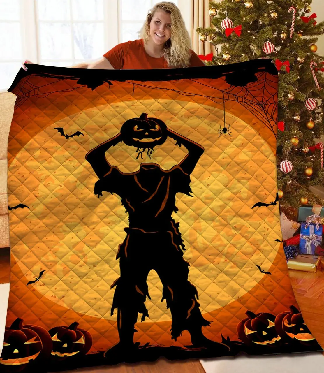 Halloween Quilt Yiy and Home Decor