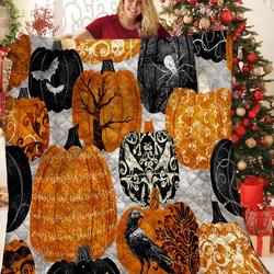 Halloween Quilt Yod and Home Decor