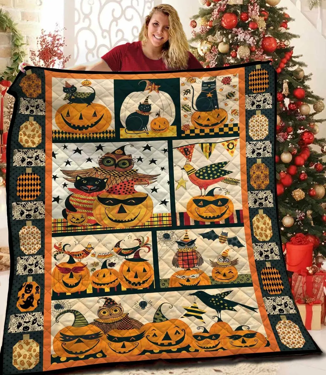 Halloween Quilt Ypm and Home Decor