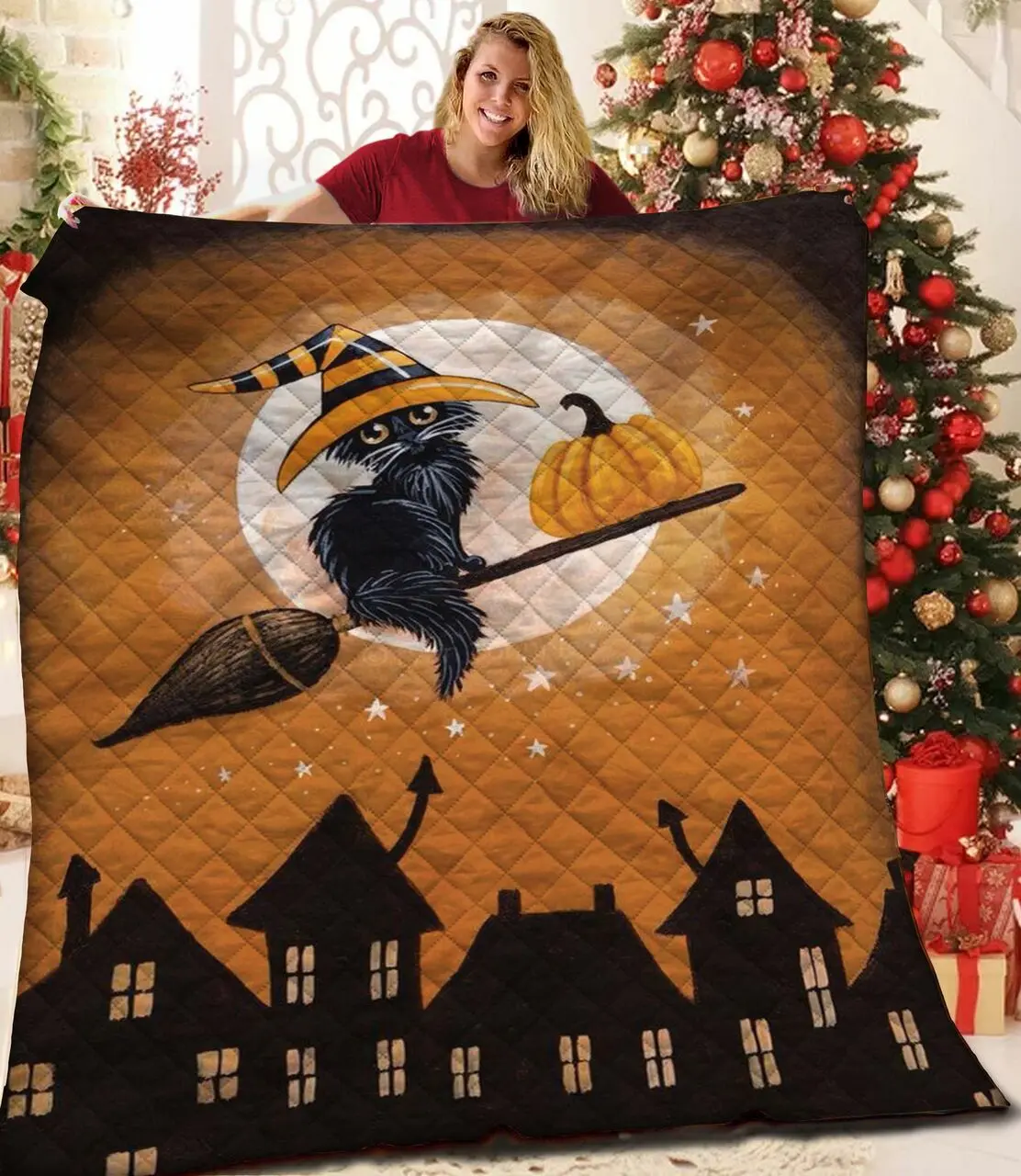 Halloween Quilt Yqv and Home Decor