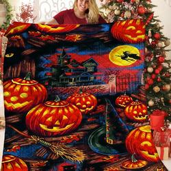 Halloween Quilt Yrf and Home Decor