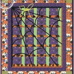Halloween Spider Hur Quilt dq and Home Decor