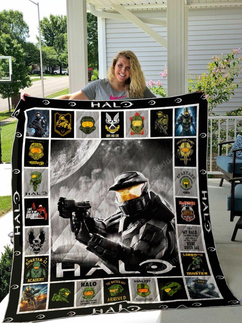 Halo Wars 2 Xbox 360 Quilt Blanket Gifts Halo Universe, Definitive Edition Gifts and Home Decor
