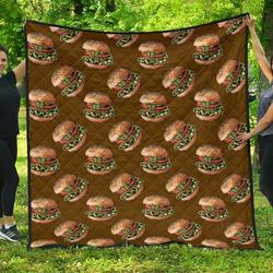 Hamburger Brown Quilt Dazllr and Home Decor