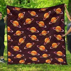 Hamburger Planet Cl12100347Mdq Quilt Blanket and Home Decor