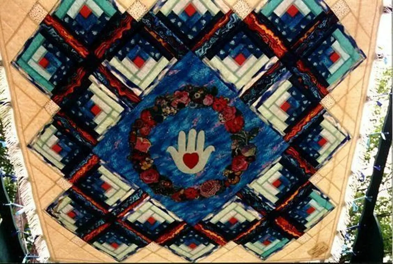 Hamsa Hand Hur Quilt ub and Home Decor