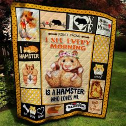 Hamster Quilt Blanket Bbb040618Mh and Home Decor