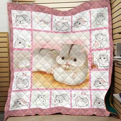 Hamster Quilt Blanket and Home Decor