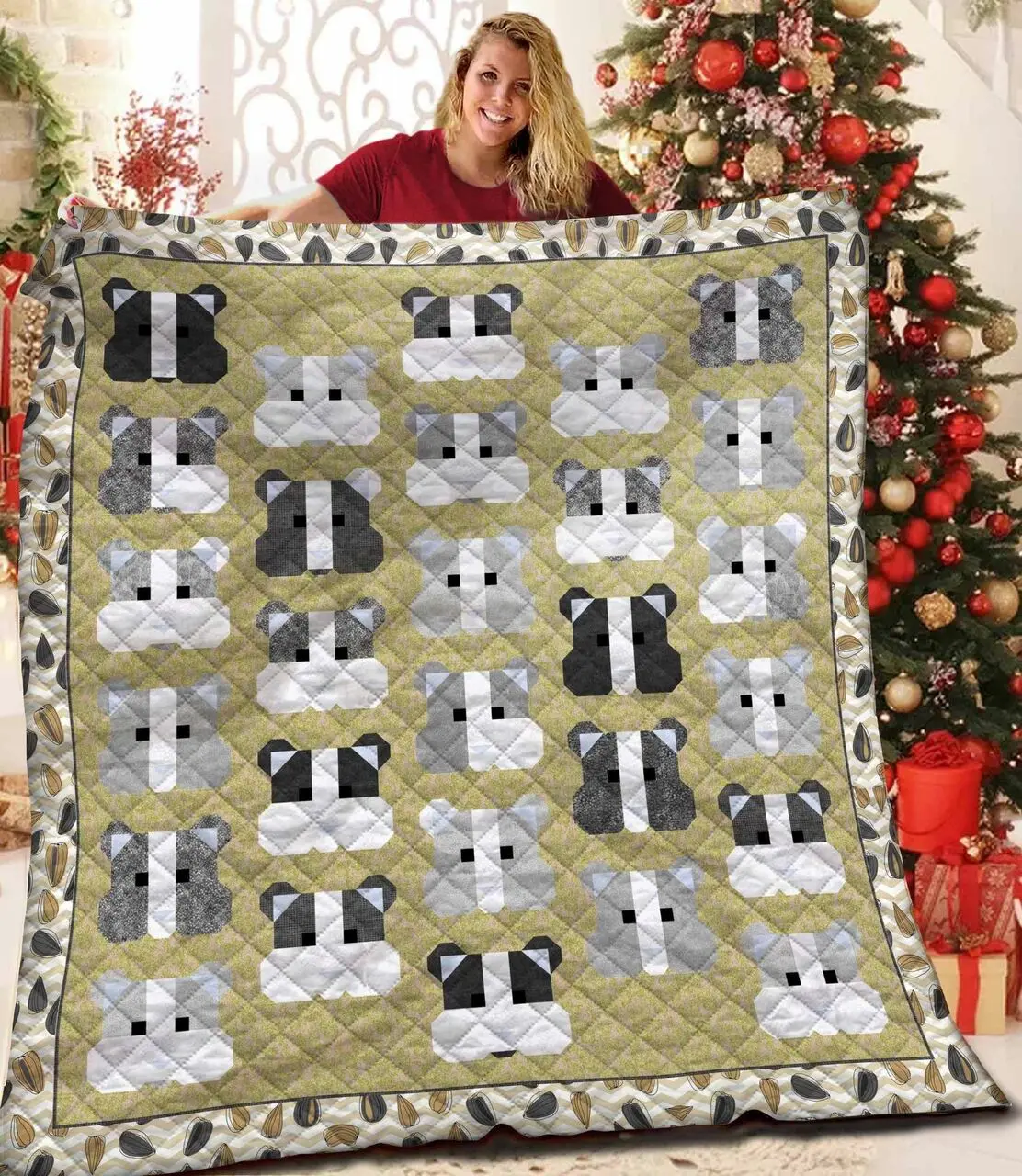 Hamster Quilt Tnt and Home Decor