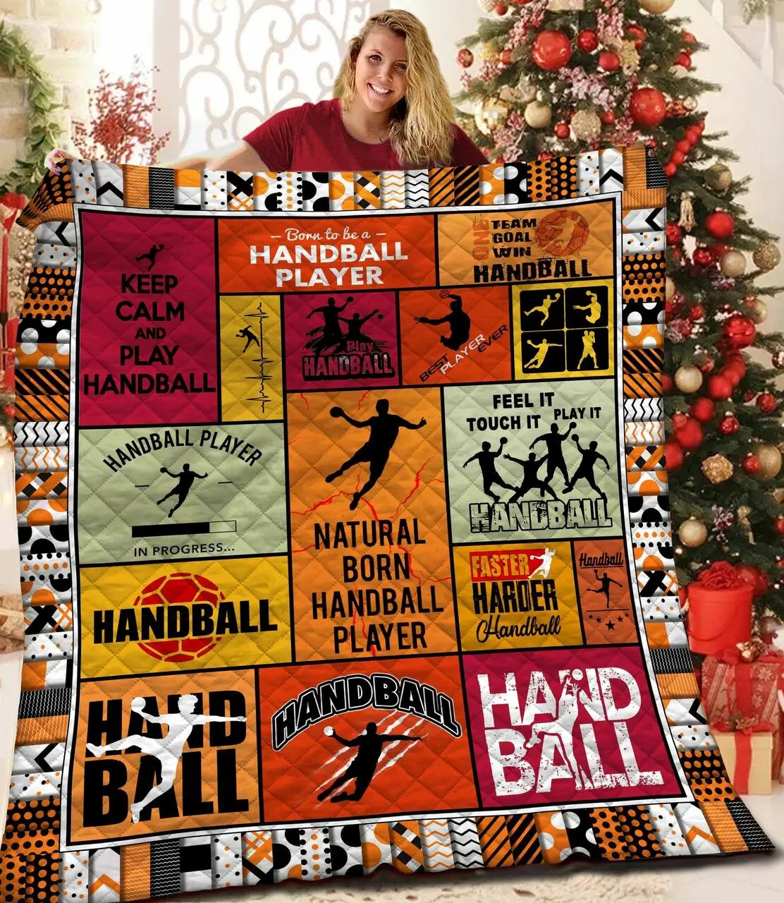 Handball Quilt Tlq and Home Decor