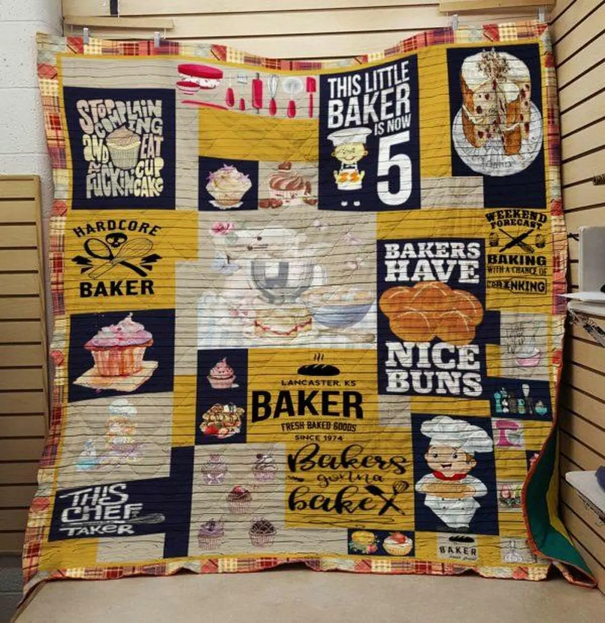 Handcore Baker Quilt and Home Decor