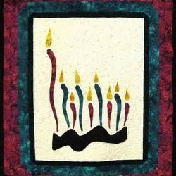 Hannukah Highlights Hur Quilt pu and Home Decor