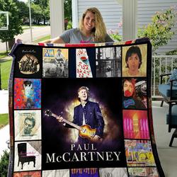 Happy 77Th Birthday Paul Mccartney Quilt Blanket and Home Decor